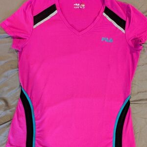 Fila Pink/Purple Athletic T-Shirt
